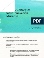Tema 2. Conceptos sobre innovación educativa