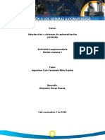 Actividades Semana 3 - Sistemas de Automatización