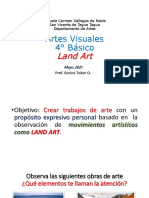 Artes visuales LAND ART  4° Básico MAYO 2021