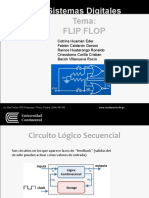 Trabajo de Exposición Grupo 2 Flip Flop Sistemas Digitales