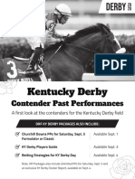 Kentucky Derby: Contender Past Performances