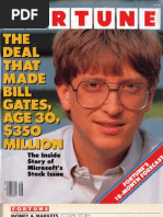 Inside The Deal That Made Bill Gates, Age 30, $350,000,000