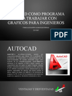 AutoCAD Como Programa para Trabajar Con Graficos para