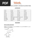 Chemistry (Chemical Bonding and Molecular Structure) Answer Key