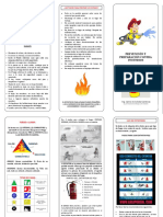 Triptico de Prevencion y Preparacion Contra Incendios