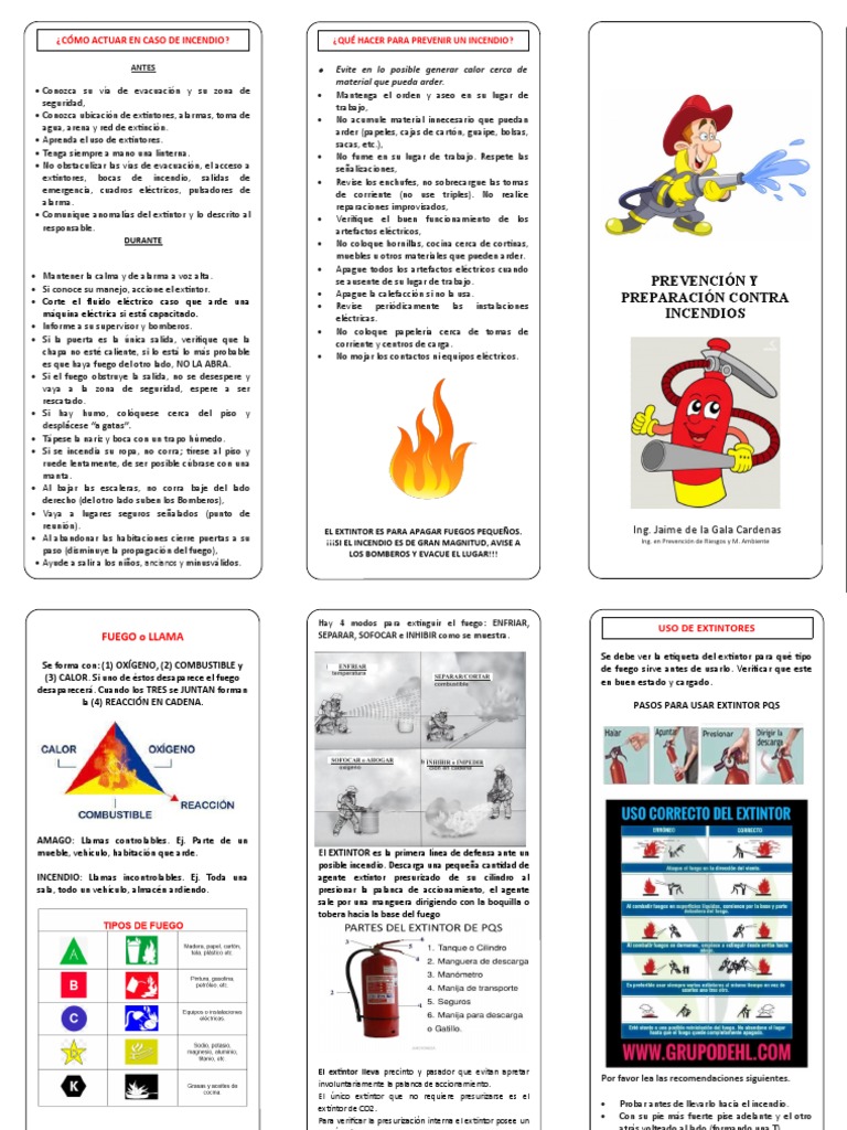 Prevención de Incendios para Niños | PDF | Incendios | Peligros