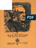 The Man and His Ideas Max Mueller - Johannes Voigt