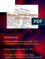 ACCELERATED AGING EQUIVALENCY TABLE