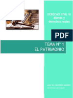 Dcivil Iii Tema #1 El Patrimonio