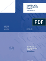 Ruth Macklin - La Ética y La Investigación Clínica. Cuadernos de La Fundació Víctor Grífols i Lucas, 23. (2000, Fundació Víctor Grífols i Lucas) - Libgen.li