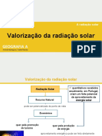 Valorização Da Radiação Solar