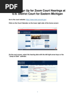 How To Sign Up For Zoom Court Hearings - U.S. District Court For The Eastern District of Michigan