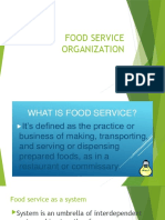 Food Service Organization