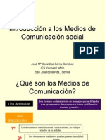 INTRODUCCIÓN A LA COMUNICACIÓN SOCIAL