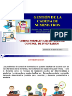 Gestión de la Cadena de Suministros Unidad 2 SISTEMAS DE CONTROL  DE INVENTARIOS  Danilo Torres 2021 estudiantes
