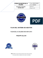 PSG-PP-CAL-001 PLAN DE ASEGURAMIENTO Y CONTROL DE LA CALIDAD. CONTRATO 4600045211