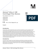 Amicon Ultra-4 10K Centrifugal Filter Devices: User Guide