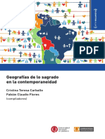 Carballo, Cristina T. - Fabián C. Flores. 2019. Geografias de Lo Sagrado en La Contemporaneidad