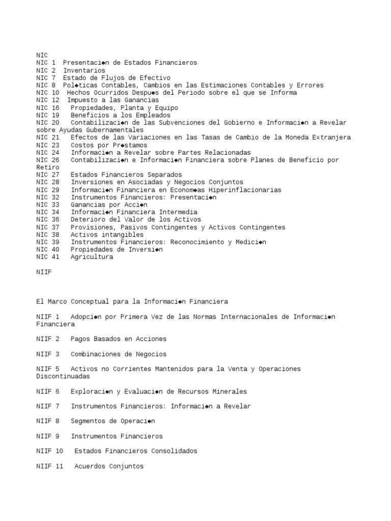 Niif Leer | PDF | normas internacionales de INFORMACION FINANCIERA ...