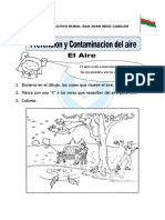 Ficha de Prevención y Contaminacion Del Aire para Primaria