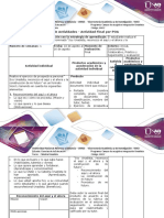 Guía de Actividades y Rubrica de Evaluación-Actividad Final