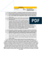 Questionário de Higiene Ocupacional para Padaria