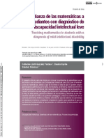 Matemáticas para estudiantes con DIL