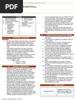 Introduction To Basketball: Outline