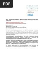 bases convocatoria primer encuentro