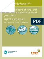 Review of Impacts of Rural Land Use and Management On Flood Generation Impact Study Report