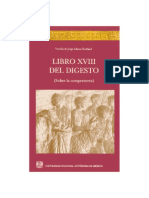 ADAME GODDARD, Jorge. Libro XVIII Del Digesto (Sobre La Compraventa)