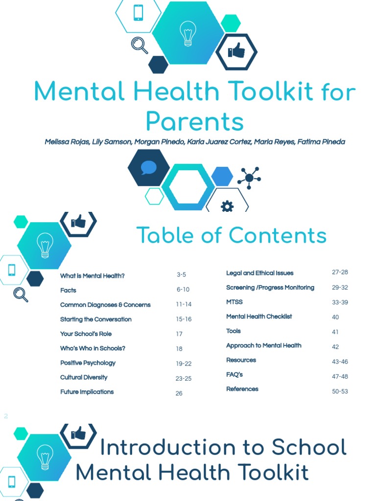 CSP 517 Mental Health Toolkit | PDF | Mental Disorder | Attention ...
