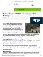 3D Additive Manufacturing Vs CNC Machining - AIP Precision Machining