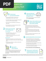 Protect Yourself From Identity Theft HANDOUTS