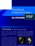 Técnicas Construtivas - Alvenaria