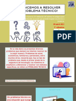 Comencemos A Resolver Un Problema Técnico! 3° 20 ABRIL OFIMATICA