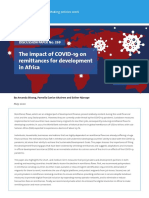 Bisong 2020 (Impact of Covid-19 On Remittances Development Africa)