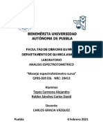 Manejo Espectrofotometro Curva - Robles Sánchez y Tepoz Carmona