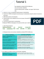 Tutorial Chapter 1 and 2 Pharmacognosy