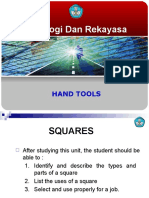Teknologi Dan Rekayasa: Hand Tools