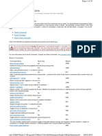 Datamine Command Table