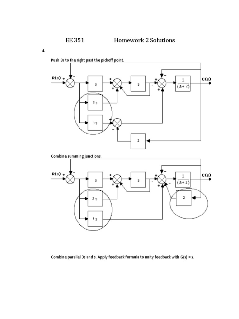 EE 351 Homework 2 Solutions Summary | PDF | Algorithms | Abstract Algebra