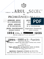 Anuarul „SOCEC” al Romaniei-Mari (Provincie) Vol II 1925