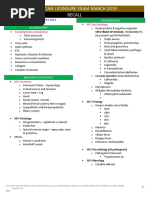 Physician Licensure Exam March 2019 Recall: Microbiology