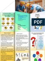 Hazard Brochure: Some Hazard Signs To Note in The Workshop