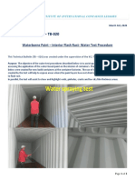 IICL Technical Bulletin - TB-020: Waterborne Paint - Interior Flash Rust-Water Test Procedure