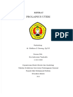 PDF Referat Prolapsus Uteri