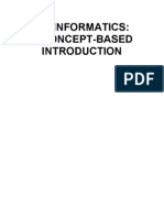 Bioinformatics Concept Based Introduction