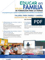 Plan Canario de Formación para La Familia - Educar en Familia - Buenavista Del Norte