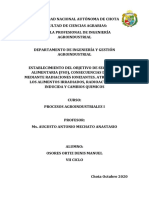 Mapas Conceptuales Sobre Establecimiento Del Objetivo de Seguridad Alimentaria (Fso)